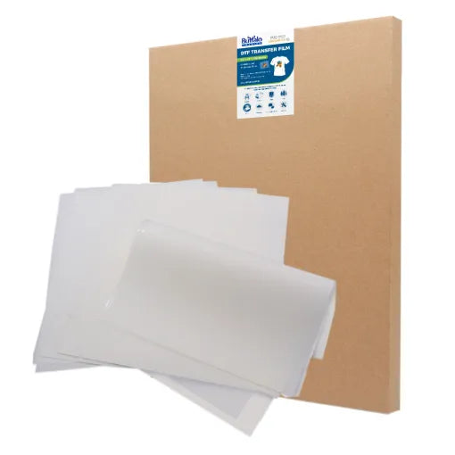 A4 8.27″ x 11.7″ Size DTF Transfer Film – Double Sided, Hot Peel, 100 Sheets