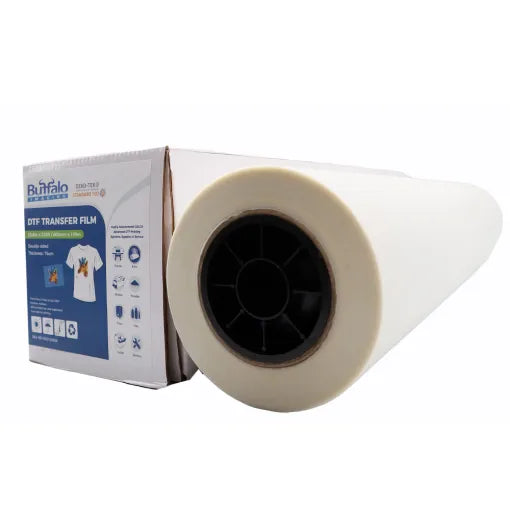 23.6in x 328ft DTF Transfer Film Premium Roll – Double Sided Hot Peel