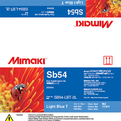 SB54 DYE-SUB INK LIGHT 2,000mL
