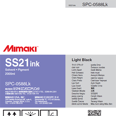 Mimaki SS21 Solvent Ink Light 2,000mL
